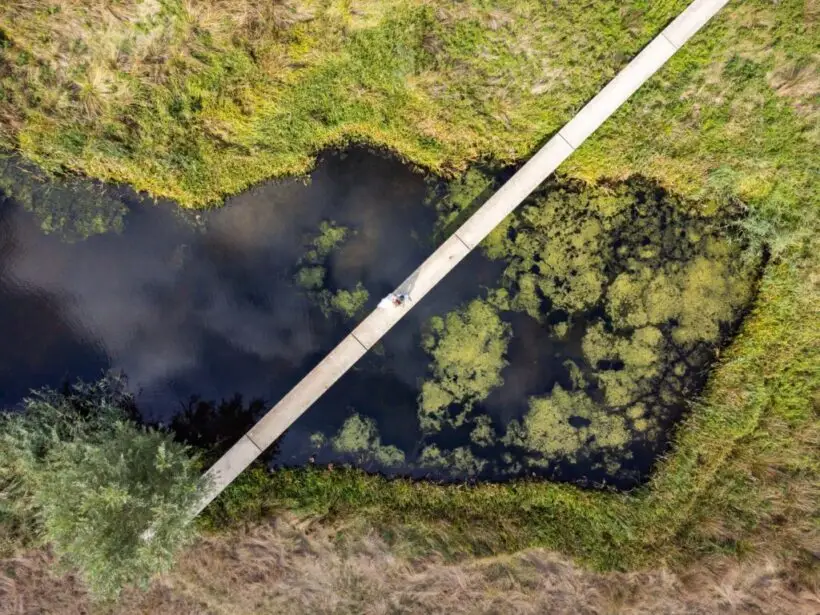 Drone foto bruiloft Vuren