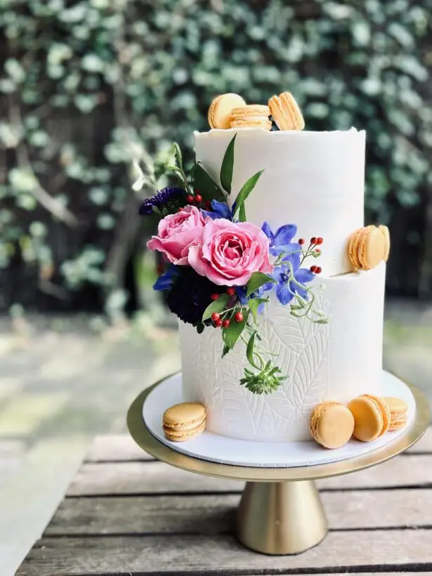 bruidstaart-macarons-flowers-1